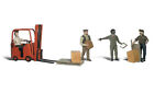 Woodland Scenics A1911 HO Scale Workers With Forklift