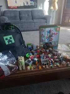 Minecraft Minifigures/LEGO lot For Cool Kids W/ Backpack (SEE DESCRIPTION) - Picture 1 of 10