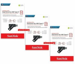 Sandisk Ultra Dual Drive Go Type C 32GB 64GB 128GB 256GB OTG USB Flash Drive US