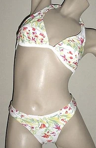 NWT Garota Dourada of Brazil White Bikini Swim Bathing Suit S or M - Picture 1 of 2