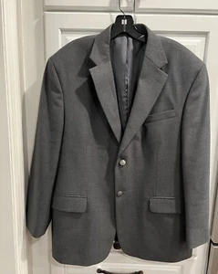 * Stafford Gray Blazer Silver Buttons 2 Button Size 42S - Picture 1 of 7