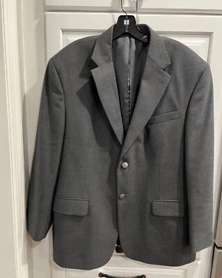 * Stafford Gray Blazer Silver Buttons 2 Button Size 42S - Image 1 of 4