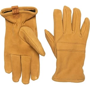 NWT New Men's UGG AUSTRALIA Leather Gloves Timber Tan Light Brown Large - Picture 1 of 1