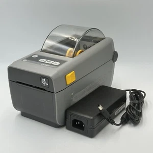 Zebra ZD410 Thermal Label Printer Wifi Wireless with AC Adapter - Picture 1 of 13