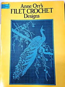 Dover ANNE ORR  Filet CROCHET DESIGNS 48pg booklet 50+ designs 1986 - Picture 1 of 15