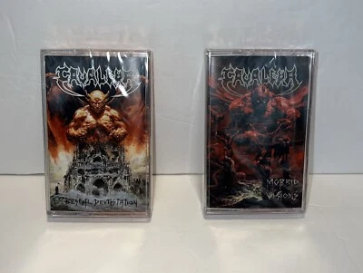 CAVALERA CASSETTE TAPE LOT MORBID VISIONS - BESTIAL DEVASTATION RARE! SEPULTURA - Image 1 of 4