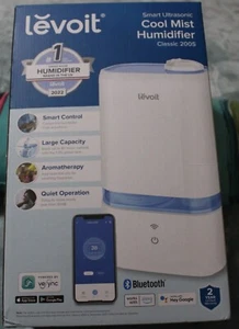 levoit - Smart Ultrasonic Cool Mist Humidifier Classic 200S-RBL - Bluetooth - Picture 1 of 4