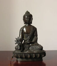 Tibet Tibetan Buddhism Bronze Medicine Buddha Old Statue