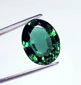 Piedra preciosa suelta transparente certificada amatista verde natural de 8-10 quilates calidad AAA+ - Imagen 1 de 11