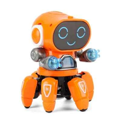 Juguete robot de baile LED para niños - Iluminación musical regalo eléctrico para niños pequeños Foto 1 de 4