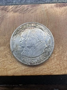 1923-S Monroe Doctrine Commemorative Half Dollar - Monroe Adams Centennial#7243 - Picture 1 of 6