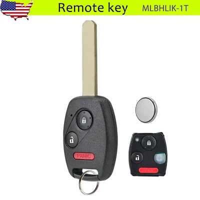 Replacement for 2007 2008 2009 2010 2011 2012 2013 Honda CR-V CRV Remote Key Fob - Image 1 of 4