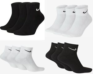 Nike Ankle Trainer Socks, Everyday lightweight, sports workout socks in UK (M L)