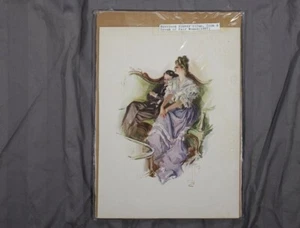 Harrison Fisher - Plate 17 The Night of Love from A Dream of Fair Women 1907 - Picture 1 of 4