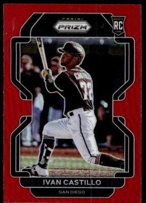 2022 Panini Prizm RED Ivan Castillo San Diego Padres #193 R47 - Image 1 of 2
