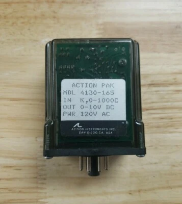 ACTION PAK RELAY MDL 4130-165 120Vac 0-10Vdc 8 PINS MDL4130105  - Image 1 of 4