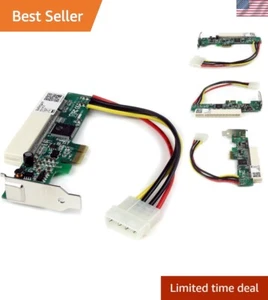 Versatile PCIe to PCI Adapter Card with Low Profile Bracket - No Drivers Needed - Picture 1 of 8