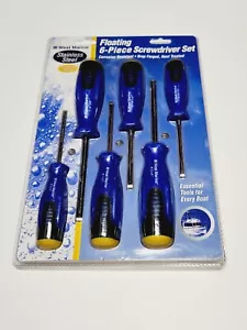 West Marine schwimmender Edelstahl 6-teiliges Schraubendreher-Set - Bild 1 von 4