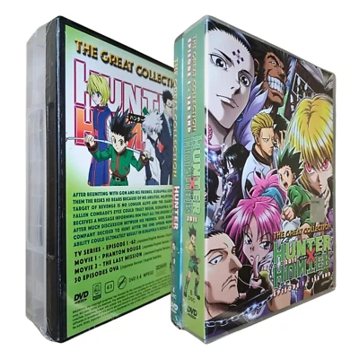 Anime DVD Hunter X Hunter (1999 + 2011 + OVA + 2 Movies) English Dubbed Foto 1 de 4