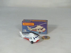 Matchbox superfast # 75 Helicoptere NM/Boite - Imagen 1 de 8