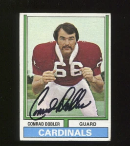 1974 Topps Football #233 Conrad Dobler Rookie Signed Auto Card - EX #4959 - Picture 1 of 1