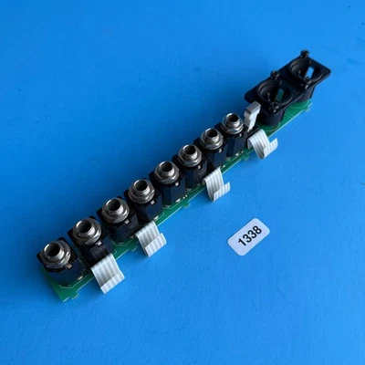 Mackie Mixer 1202-VLZ Pro Used Part: Main Output XLR TRS Socket Circuit Board - Image 1 of 4