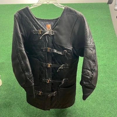 Chaqueta deportiva de cuero Hawkeye de colección para tiro al blanco talla 44 rifle competición Foto 1 de 4