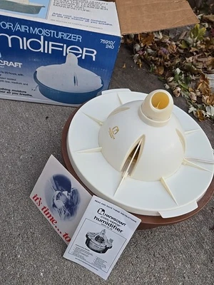 Hankscraft Model 240 Vintage Cool Mist Humidifier 1970s Tested Working w/ Box  - Image 1 of 4