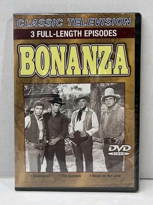 Bonanza (DVD, 2006, Slim Case) Showdown/The Gunman/Blood on the Land - New - Image 1 of 4