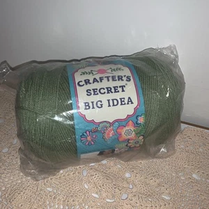 New Crafter’s Secret Big Idea Yarn Lot # 4020216 Light Sage 260 - Picture 1 of 8