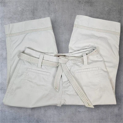 Vintage Y2K Route 66 Capri Pants White Low Rise Casual Size 3/4 Juniors J69 - Image 1 of 4