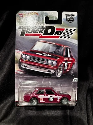 2016 Hot Wheels Dark Red 1971 Datsun Bluebird 510  Car Culture TRACK DAY- NEW - Image 1 of 3