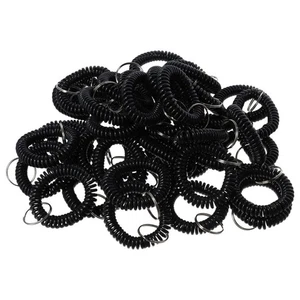 Plastic Wrist Coil Stretchable Bracelet Chain Wrist Band Outdoor Sports - Picture 1 of 9