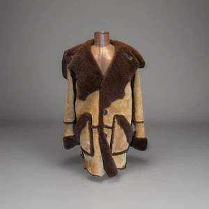 Rare COACH Runway Limited Edition Shearling FurCoat Lamb Leather Size 48 ($2.6K) - Picture 1 of 16
