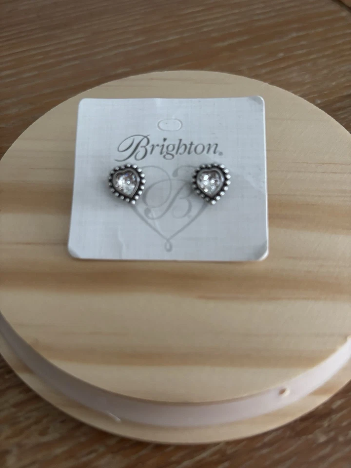 Brighton Silver Heart Earrings - Image 1 of 1