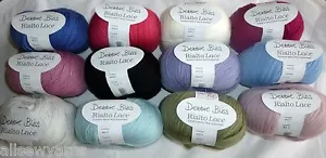 DEBBIE BLISS Rialto Lace x 50g ~ Choose Colour ~ 100% Extra Fine Merino Wool - Picture 1 of 24