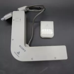 PlayStation 1 Multi Tap Controller Gray SCPH 1070 with PS1 Memory Card OEM - Picture 1 of 13