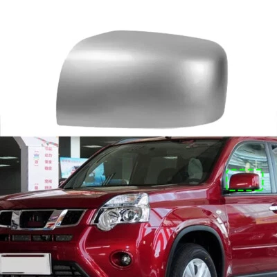 Cubierta de espejo retrovisor lateral izquierdo plateada carcasa para Nissan Rogue 2008-2013 Foto 1 de 4