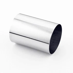 Conector de punta de tubo de escape de acero inoxidable pulido de 3,5"" OD a 3,5"" OD 5"" de largo - Imagen 1 de 3