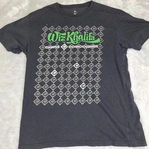 WIZ KHALIFA Tour Campus Consciousness Music Shirt Medium - Picture 1 of 7
