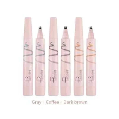 4 Point Liquid Eyebrow Pen Micro-fork Four-Point 4-Fork Tip Brows Tattoo Pencil - Image 1 of 4