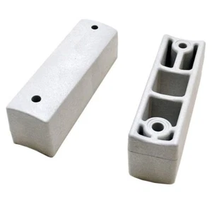 Brunswick Boat Swim Platform Adapter Brackets | Gray (Pair) - Foto 1 di 1