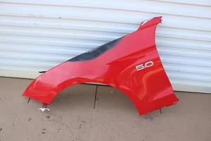 2018-2023 FORD MUSTANG GT FRONT LEFT DRIVER SIDE FENDER PANEL RED OEM - Picture 1 of 10