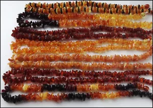 Lot- 7 Baltic Amber Beads Necklaces - Picture 1 of 2