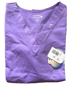 Sanibel Scrub Top Women’s RN#93643 2XL LILAC NWT - Picture 1 of 8