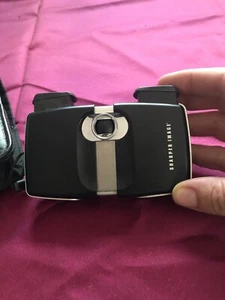 Sharper Image Sliding Pocket Binoculars Leather Case Lightweight Theatre - Picture 1 of 4