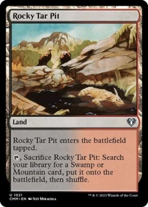 *MtG: 4x Rocky Tar Pit - Commander Masters Uncommon - magicman-europe* - Bild 1 von 1