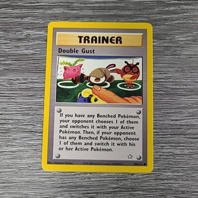 Double Gust 100/111 Neo Genesis Unlimited Pokémon Card LP - Image 1 of 2
