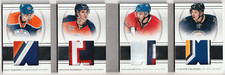 13-14 NATIONAL TREASURES JUMBO QUAD PATCH YAKUPOV HUBERDEAU TARASENKO RC 7/25
