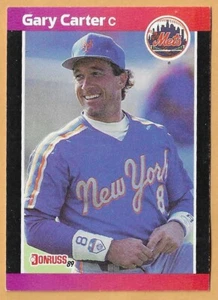 Gary Carter New York Mets #53 sin punto inc - Donruss casi nuevo-como nuevo 1989 - Imagen 1 de 2